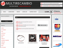 Tablet Screenshot of multirecambio.com